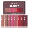 Set Labiales Líquidos Mate Dunuf Beauty Rojo