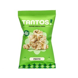Tantos! Puffed Pasta Chips – Healthy Pasta Snack by Top Chef Joe Sasto – Plant-Based, Low Calorie, Crunchy Chips – Variety Pack – Marinara, Pesto, Cacio e Pepe, Classico – Gourmet Bold Flavors (4 oz 2 Pack, Pesto)