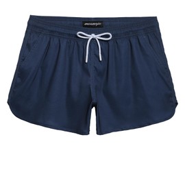 MaaMgic Swim Shorts Women Quick Dry Beach Board Shorts for Women Bathing Suit,Navy,Medium