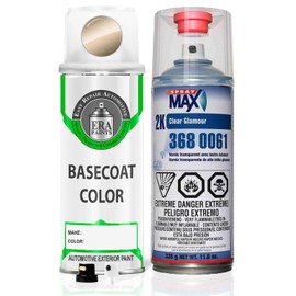 ERA Paints WA398E - Gold Metallic for GMC Exact Match Automotive Spray Paint Spray - Essential Kit w/ 2K 3680061 Clearcoat