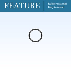 QUARKZMAN Pack of 20 Nitrile Rings Sealing Ring Replacement Rubber 9 mm x 7 mm x 1 mm for Tap Plumber Repair Seal Connection, Black