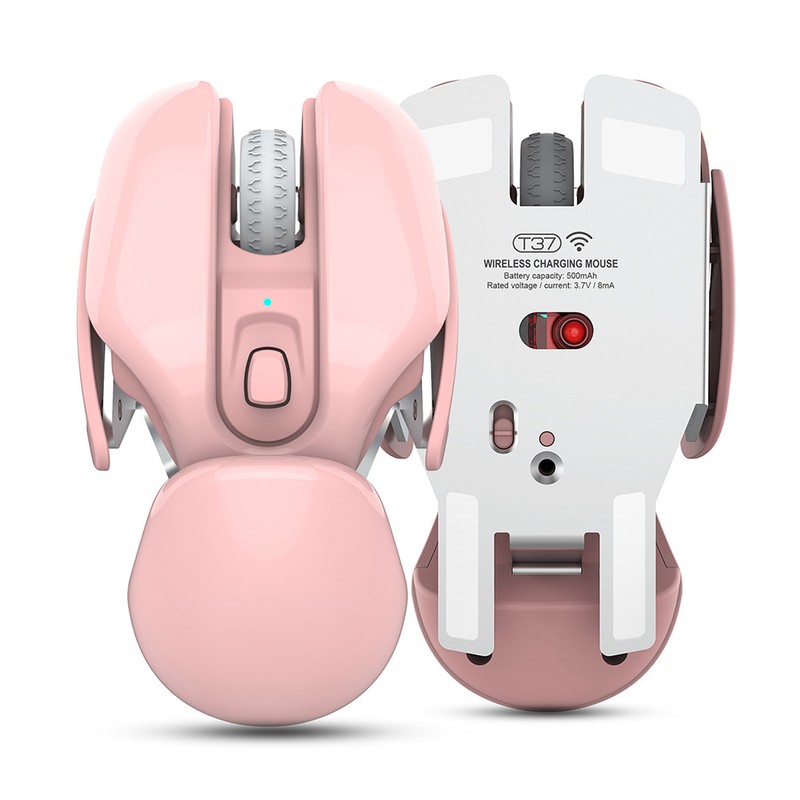 HXSJ Wireless Mouse 2.4Ghz 4 Button Rechargeable Photoelectric 1600Dpi Silent