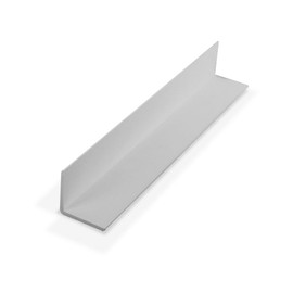 Outwater Plastics 1937-Wh White 1-1/4 Inch X 1-1/4 X 7/64 (.109) Inch Thick Angle Plastic Even Leg Angle Moulding 46 Inch Lengths (Pack of 3)