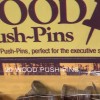Moore Wooden Push Pins -Brand Moore - 20-Count - Brown