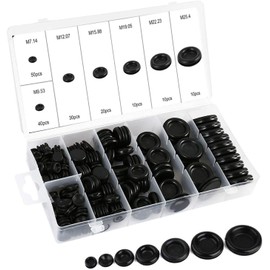 Diking 170Pcs Rubber Grommet Kits Firewall Hole Plug Set Electrical Wire Gasket Set for Wire Plug and Cable