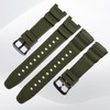 Waterproof Natural Resin Replacement Watch Band for Casio Sport SGW-100