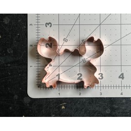 Small Crab Cookie Cutter 3.25 Inch Copper Handcrafted in USA by The Fussy Pup