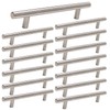15 Pack Brushed Nickel Cabinet Pulls Drawer Handles - homdiy
