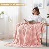 Pink Fleece Queen Blanket 90x90 Inches