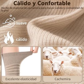 Rodillera Termica, Calentador de Rodillas, Material de Lana
