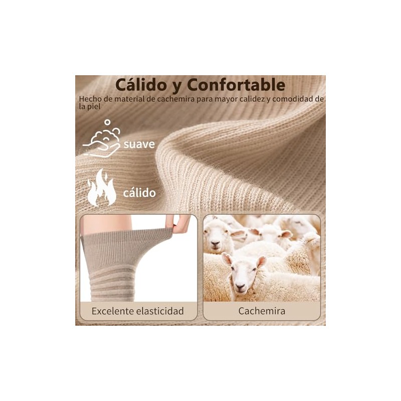 Rodillera Termica, Calentador de Rodillas, Material de Lana