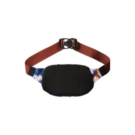 KAVU Spectator Belt Bag Polyester Hip Fanny Pack - Earth Sky Tie Dye