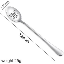 Stocking Stuffers for Women Birthday Christmas Gifts for Women Sister Gifts from Sister Valentines Day Gift for Her Wife Funny Coffee Spoon for Best Friend White Elephant Gifts for Adults