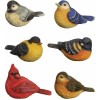 Set of 6 Resin SONGBIRD Figurines from Carson Home Accents