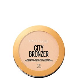 Maybelline New York City Bronzer Powder - Bronceador de maquillaje y polvo de contorno, 100, 0.3 onzas