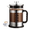 QUQIYSO French Press Coffee Maker 51oz 304 Stainless Steel French