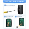 380UT Chamberlain klik5u-bk2 klik3u-bk Garage Door Opener Remote Clicker, 375UT