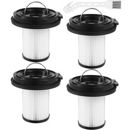 4 PACK Cleanview XR Filter Replacement Compatible with Bissell Cleanview XR 200W/ Cleanview XR Pet 300W/ Powerlifter Turbo Cordless Stick Vacuum Cleaner 3789U, 3789X, 3789, 3797V, 3797W, 3797, 1638010