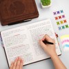 RETTACY Thick Lined Journal Notebook, A5 Hardcover Leather Journal With