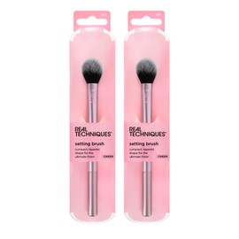 Real Techniques setting brush, mixed colors, 2 pieces / 리얼테크닉스 세팅 브러시, 혼합색상, 2개