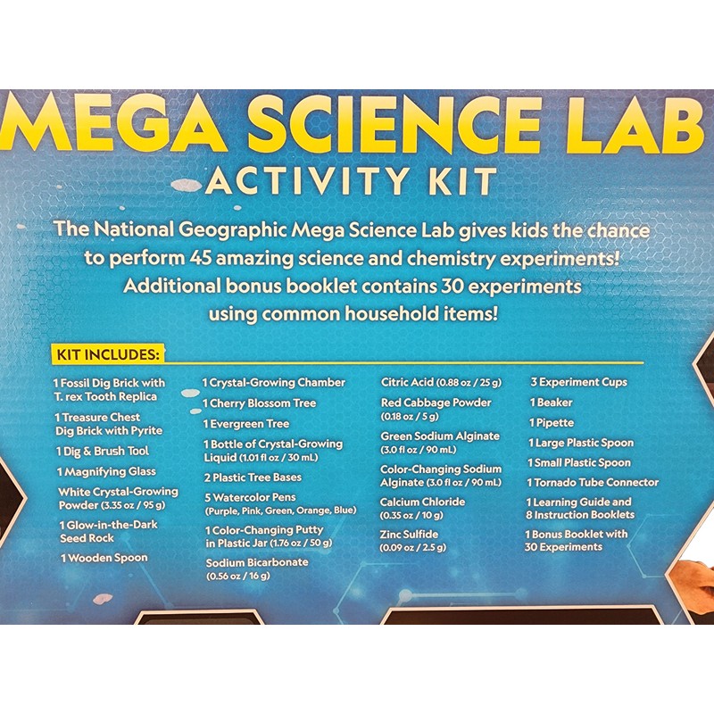 National Geographic STEM Mega Science Lab Activity Kit 45+ Science