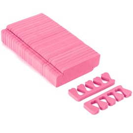 Toe Separators Set - 52 Pieces Premium Pedicure Tool, Spa Party Salon Polishing Separator (Pink)