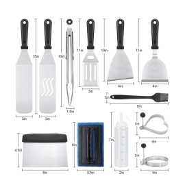 XOOHP Blackstone Griddle Accessories Kit,16pcs Flat Top Grill Accessories Set for B...