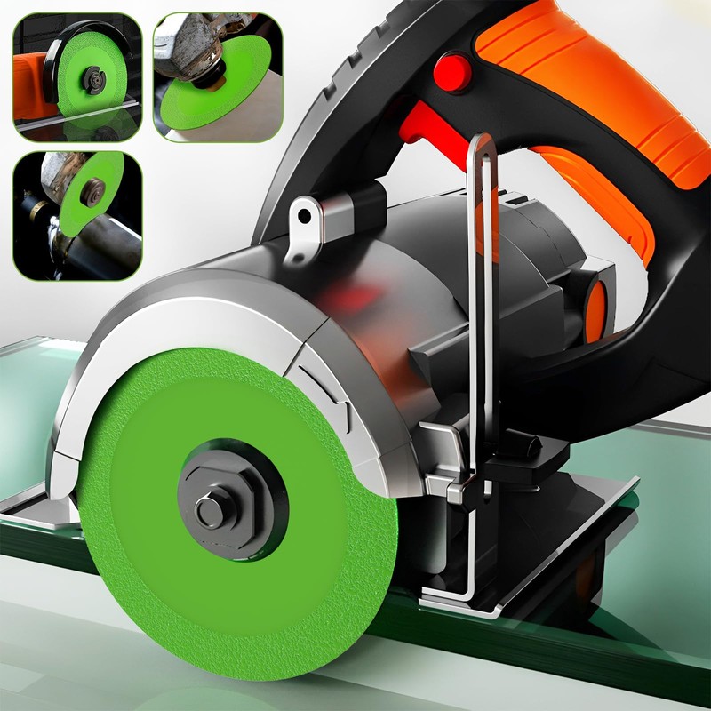 3Pcs Glass Ceramic Cutting Disc, Integrated Glass Cutting Disc for
