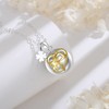 EUDORA Harmony Ball Angel Caller Pregnancy Women Necklace Clover Charm