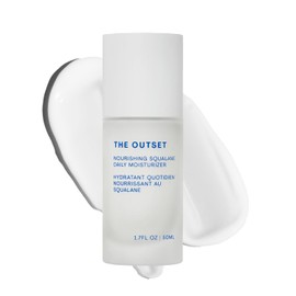 The Outset Nourishing Squalane Daily Moisturizer - Gentle Fragrance Free Non-Comedogenic Cream - Barrier Repair, Hydrating - Clean, Vegan, Gluten Free - All Skin Types, Sensitive Skin - 1.7FL OZ