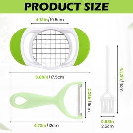 French Fry Maker, Multi- Purpose Potato Cutter, Fast Vegetable Potato Slicer Onion Chopper Fits Home Kitchen, French Fry Cutter