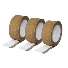 Chemicar Preforated Trim Masking Tape, Automotive Masking Tape 10mm x 10m (3 Rolls) Brown