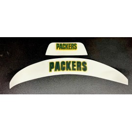 3D Bumpers - Packers Flex Set for a Full Size Helmet