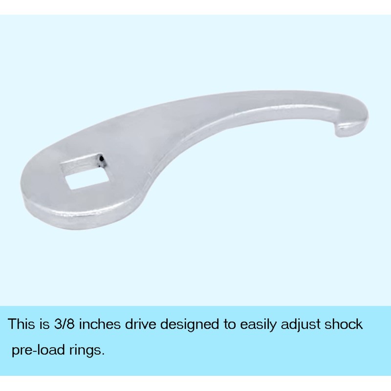 3/8" Drive Preload Spanner Wrench,Motorcycle Repair Tools,Suspension Shock Adjustment Tool