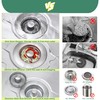 Kitchen Sink Drain Strainer 3 in 1, 304 Stainless Steel