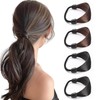 Hair Rubber Hair Elastic 4-Piece Hair Accessory Wig Hair Ring
