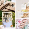 SHATCHI 100pcs 25mm Plain Mini Wooden Craft Pegs Paper Photo