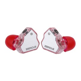 HIFIXAUDIO 7Hz x Crinacle Zero:2 in Ear Monitor, Updated 10mm Dynamic Driver IEM Earphones, HiFi Wired Earbuds, with OFC IEM Cable for Gaming & Music Audiophiles (No Mic 3.5mm, Pink)