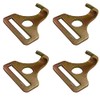 US Cargo Control 2" Flat Narrow Hook - 4 Pack