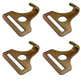 US Cargo Control 2" Flat Narrow Hook - 4 Pack