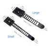 Makarios 50pcs 2 Sizes Adjustable Adhesive Cable Ties Cable Clips