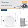 icicar 12 Pack 6 Inch LED Recessed Ceiling Lights, Dimmable