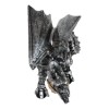Ebros Gift Roaring Steampunk Silver Robotic Cyborg Winged Geared Clockwork