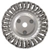 Surtek C528 Carda circular trenzada alambre delgado 4" x 0.35