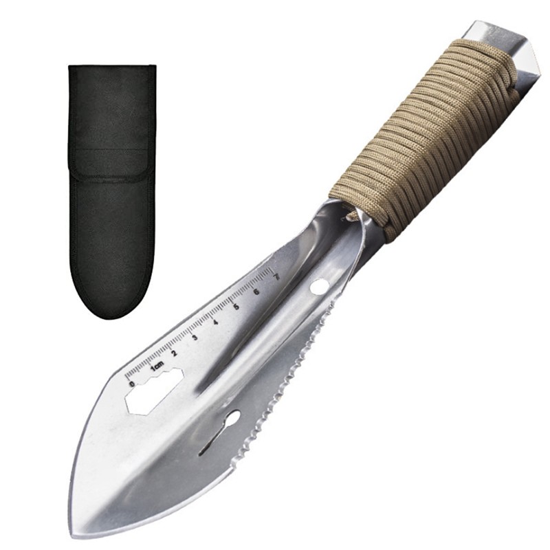 Portable Folding Shovel Multifunctional Outdoor Gadgets Garden Tool for Camping