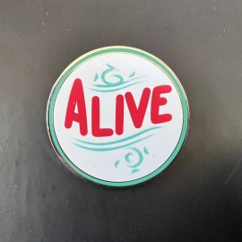 Alive Bullet Enamel Pin Freak Circus Sideshow Banner Fred Johnson Odd Freakshow
