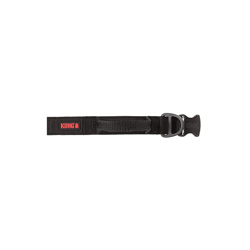 KONG Collar de perro acolchado ultra duradero con asa cómoda