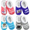 Croloose 4 Pairs Fuzzy Slippers for Women Non Slip Fun