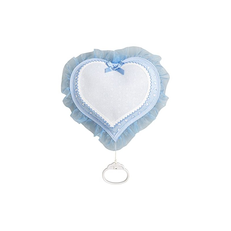 FILET - Musical Birth Band, Heart Shaped Birth Carade with