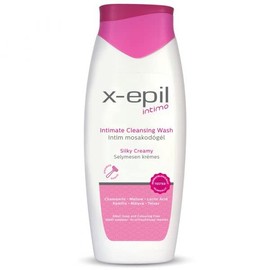 X-Epil Intimate Cleansing Wash Silky Creamy With Chamomile-Mallow-Latic Acid, (400ml) MADE IN EUROPE (400ml)